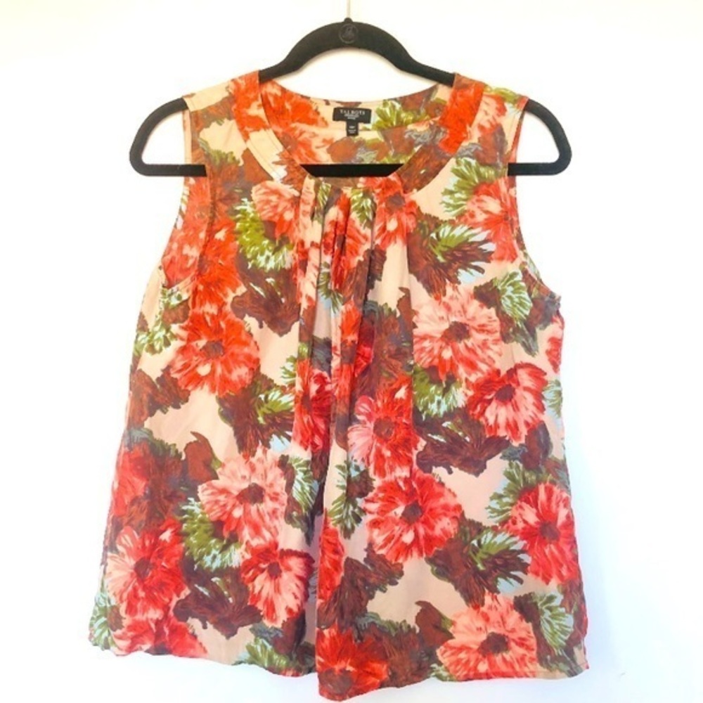 Talbots Sleeveless Top Silk- Size 12P